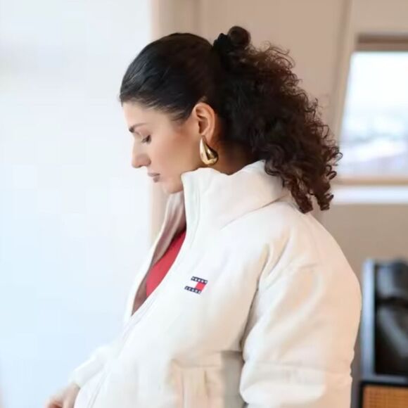 New ANTHRO Lightweight Petra Large Teardrop Earrings - Picture 6 of 13